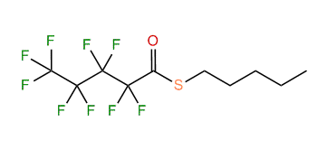 Perfluoro-pentan ethioic acid S-pentyl ester